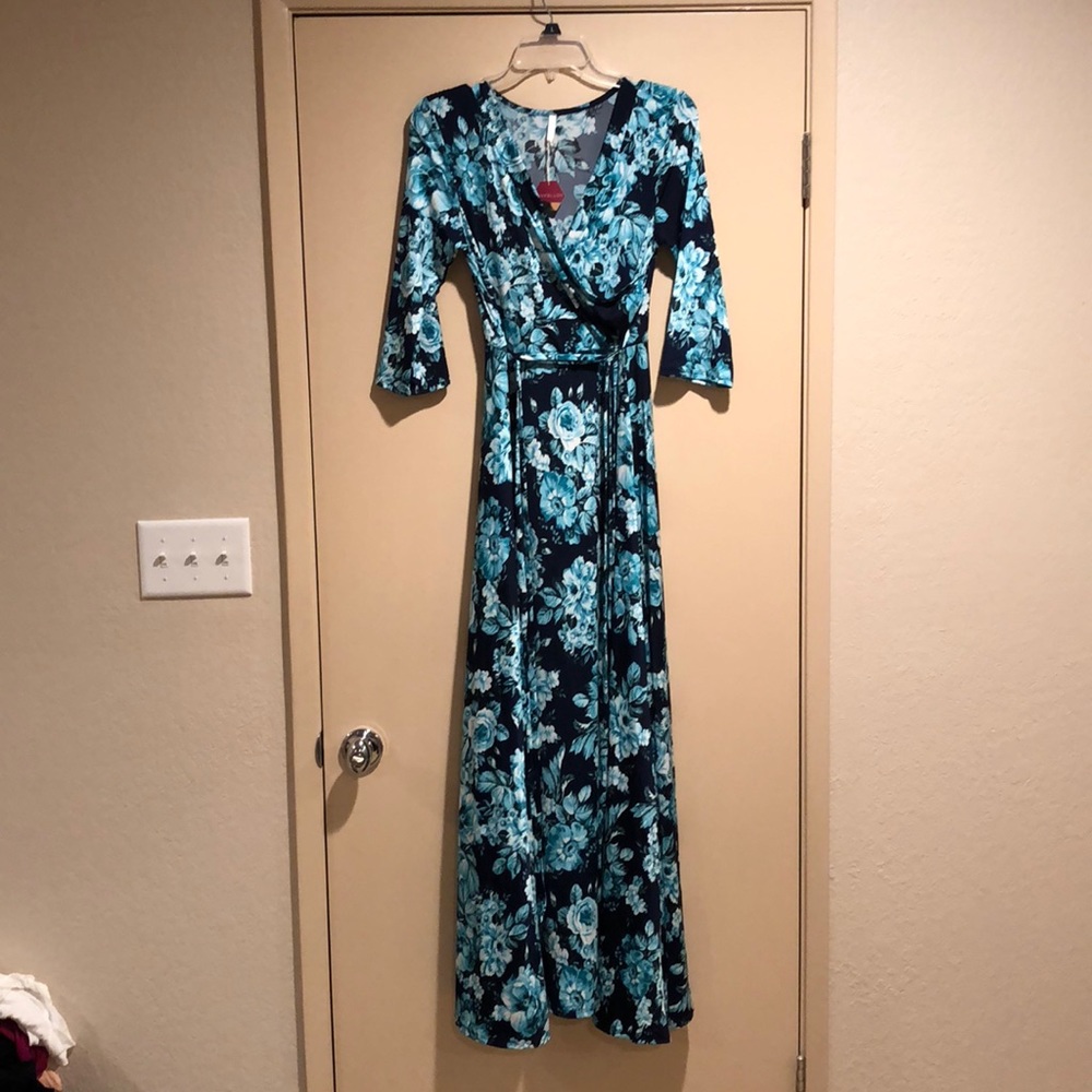 Pink Blush Maxi Maternity Dress- Size Large